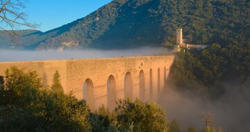 Autobusový poznávací zájazd, Taliansko, Umbria, Spoleto, Ponte delle Torri