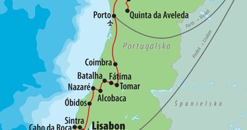 Letecký poznávací zájazd Portugalsko - Zem moreplavcov a slnka 