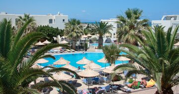 Hotel Europa beach - bazén - letecký zájazd CK Turancar - Kréta, Aposelemis