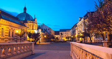 CK Turancar, autobusový poznávací zájazd, Maďarsko - pôvaby krajiny a Tokaj, Miskolc, centrum mesta