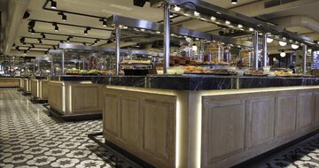 Hotel Elegance International - reštaurácia, bufetové stoly - letecký zájazd CK Turancar - Marmaris, Turecko