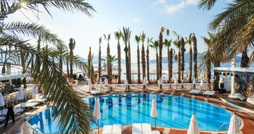 Hotel Elegance International - plážový bazén - letecký zájazd CK Turancar - Marmaris, Turecko