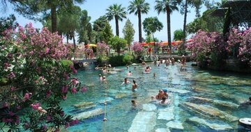 Hotel Elegance International - Kleopatrin kúpeľ, fakultatívny výlet - Pamukkale s návštevou Hierapolisu - letecký zájazd CK Turancar - Marmaris, Turecko