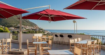 Club Esse Palmasera - terasa - letecký zájazd CK Turancar - Taliansko - Sardínia