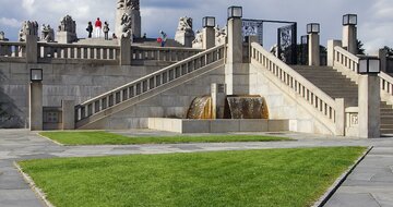 Autobusový poznávací zájazd Škandinávsky okruh Nórsko Oslo Vigeland park