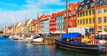Autobusový poznávací zájazd Škandinávsky okruh Dánsko Kodaň Nyhavn