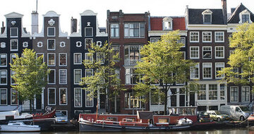 CK Turancar, Letecký poznávací zájazd, Amsterdam, typické budovy