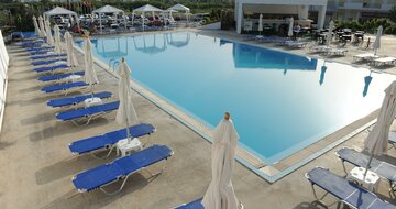 Hotel Ellia - hotelový bazén - letecký zájazd CK Turancar (Rodos, Lardos)