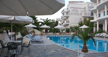 Hotel Olympion Melathron-Platamon-Olympská riviéra- letecký zájazd CK TURANCAR-bazén