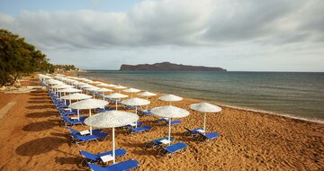 Hotel Santa Marina beach-Kréta-letecký zájazd CK Turancar-pláž
