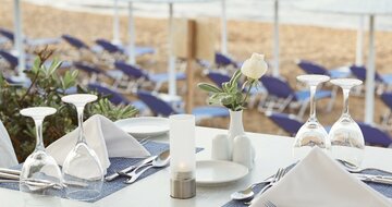 Hotel Santa Marina beach-Kréta-letecký zájazd CK Turancar-reštaurácia, pláž