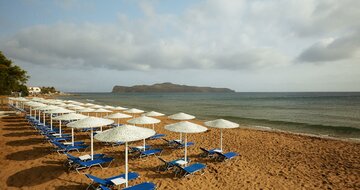 Hotel Santa Marina beach-Kréta-letecký zájazd CK Turancar-pláž
