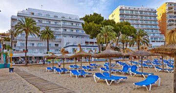 hotel Flamboyan Caribe - pláž - letecký zájazd od CK Turancar - Malorka, Magaluf