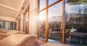Hotel Družba - výhľad z wellnessu - indivudálny zájazd CKTurancar - Slovensko, Demänovská Dolina