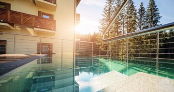 Hotel Družba - výhľad z wellnessu - indivudálny zájazd CKTurancar - Slovensko, Demänovská Dolina