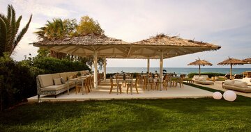 hotel Maravel Star Art - plážový bar - letecký zájazd CK Turancar - Kréta, Rethymno