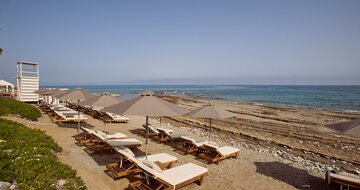 hotel Maravel Star Art - pláž - letecký zájazd CK Turancar - Kréta, Rethymno