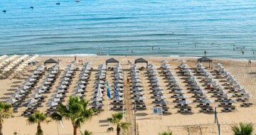 Hotel Aquila Porto Rethymno-pláž-letecký zájazd CK Turancar-Kréta-Anissaras