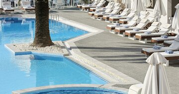 Hotel Mythos Palace Resort - bazén - letecký zájazd CK Turancar - Kréta, Georgioupolis Kournas