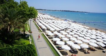 Hotel Side Star Beach - pláž - letecký zájazd CK Turancar - Turecko, Side