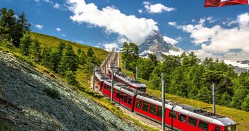 Autobusový poznávací zájazd, Švajčiarsko, železnica Zermatt