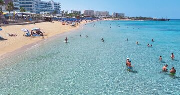 Anastasia Beach – pláž– letecký zájazd CK Turancar – Cyprus, Protaras