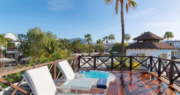 H10 White Suites Boutique Hotel - terasa - letecký zájazd CK Turancar - Lanzarote, Playa Blanca