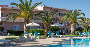 Hotel Sea Side - letecký záber -letecký zájazd CK Turancar-Kréta-Kato Stalos