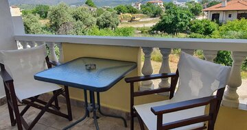 Mini house-štúdio-výhľad z terasy-Thasos-Limenaria-autobusový zájazd CK TURANCAR