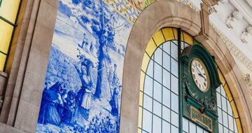 CK Turancar, Letecký poznávací zájazd, Portugalsko, Porto, nádražie São Bento