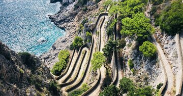 CK Turancar, Letecký poznávací zájazd, Kampánia, ostrov Capri