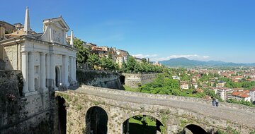 CK Turancar, autobusový poznávací zájazd, Talianske alpské jazerá, Bergamo, Porta San Giacomo