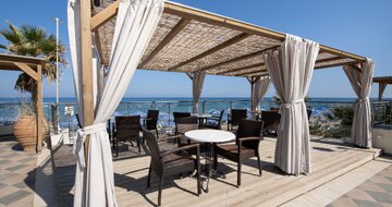 Hotel Hydramis Palace-reštaurácia-letecký zájazd CK Turancar-Kréta-Kavros