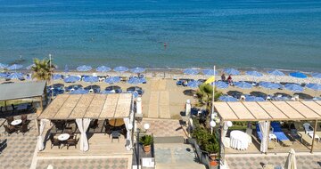 Hotel Hydramis Palace-pláž-letecký zájazd CK Turancar-Kréta-Kavros
