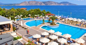 Hotel Hydramis Palace-bazén-letecký zájazd CK Turancar-Kréta-Kavros