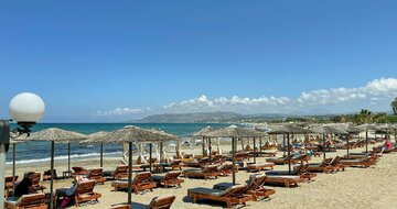 Hotel Mare Boutique - pláž - letecký zájazd CK Turancar - Kréta, Georgioupolis Kournas