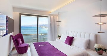 Hotel I resort - dvojlôžková izba s výhľadom na more - letecký zájazd CK Turancar - Kréta, Stalida