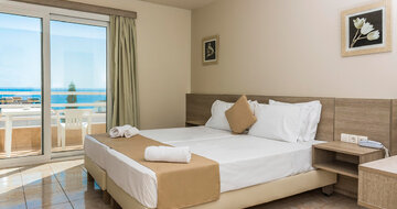 Hotel Porto Greco - izba s výhľadom na more- letecký zájazd CK Turancar - Kréta, Hersonissos