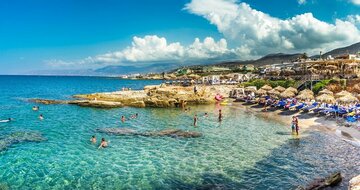 Hotel Porto Greco - pláž - letecký zájazd CK Turancar - Kréta, Hersonissos