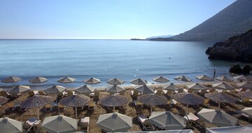 Hotel Bali Star - pláž - letecký zájazd CK Turancar - Kréta, Bali