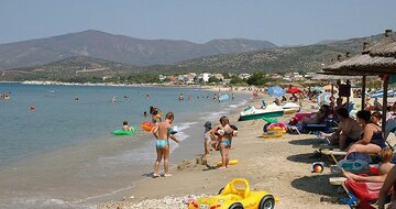 Aparthotel Aldebaran - pláž - letecký a autobusový zájazd CK Turancar - Grécko, Thasos, Limenaria