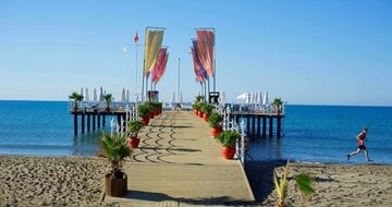 Limak Arcadia Resort - pláž - letecký zájazd CK Turancar - Turecko, Belek 