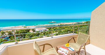Vonresort Golden Coast - výhľad z izby - letecký zájazd CK Turancar - Turecko, Colakli