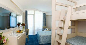Von Resort Elite - rodinná izba s poschodovou posteľou - letecký zájazd CK Turancar - Turecko, Colakli