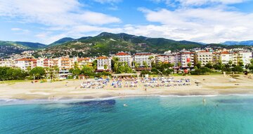 Eftalia Downtown Hotel - pláž - letecký zájazd CK Turancar - Turecko, Alanya