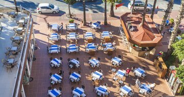 Eftalia Downtown Hotel - bar pri pláži - letecký zájazd CK Turancar - Turecko, Alanya