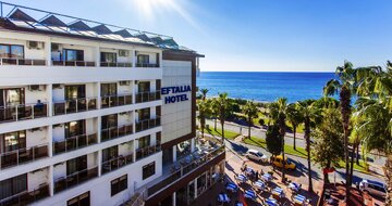 Eftalia Downtown Hotel - pláž - letecký zájazd CK Turancar - Turecko, Alanya