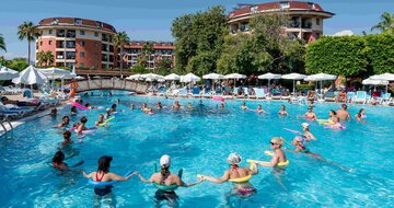 Palmeras Beach Hotel - bazén - letecký zájazd CK Turancar - Turecko, Konakli