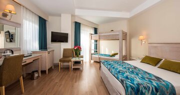 Side Star Park - rodinná izba s poschodovou posteľou - letecký zájazd CK Turancar - Turecko, Side