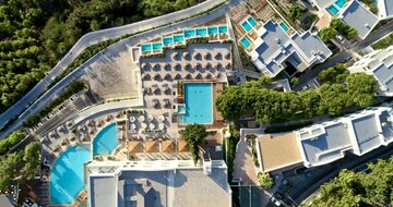 Hotel Esperos Village Blue - letecký pohľad - letecký zájazd CK Turancar (Rodos, Faliraki)